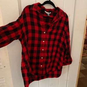 Old navy buffalo plaid button up